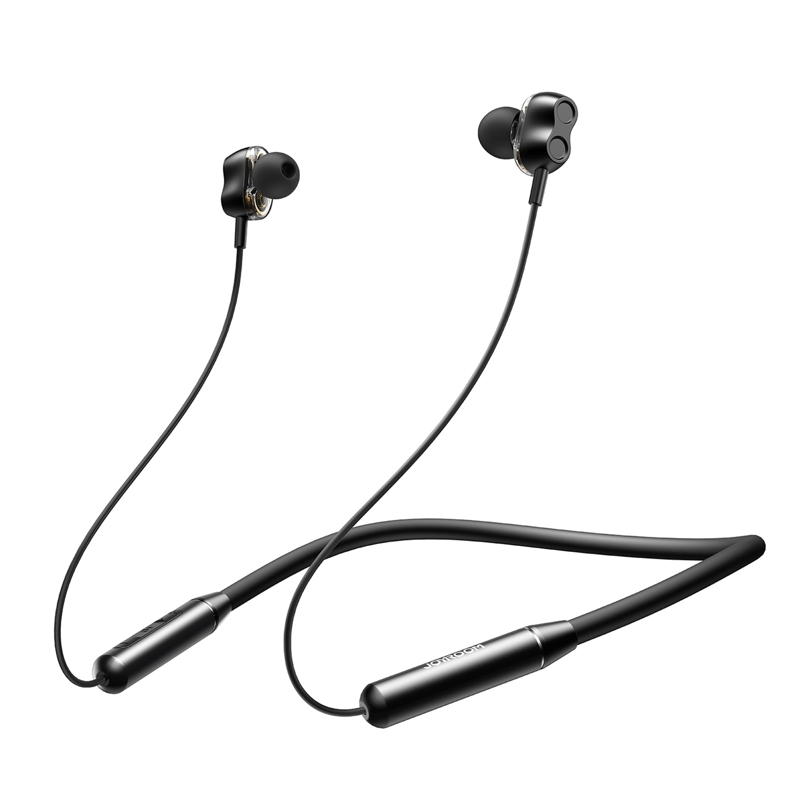 JOYROOM JR-DY01 Dual Dynamic Coil Neckband Bluetooth Headset Sport Wireless Stereo Bass Music Calling Earphone JOYROOM JR-DY01 Dual Dynamic Coil Neckband Bluetooth Headset Sport Wireless Stereo Bass Music Calling Earphone